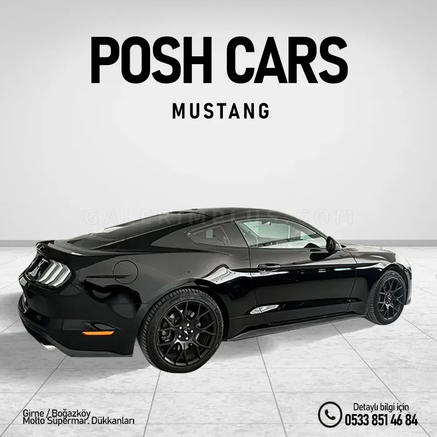 2019 Model Otomatik Ford Mustang 2.3 Convertible Girne Satılık İkinci El | GalerimPlus - Thumbnail 2