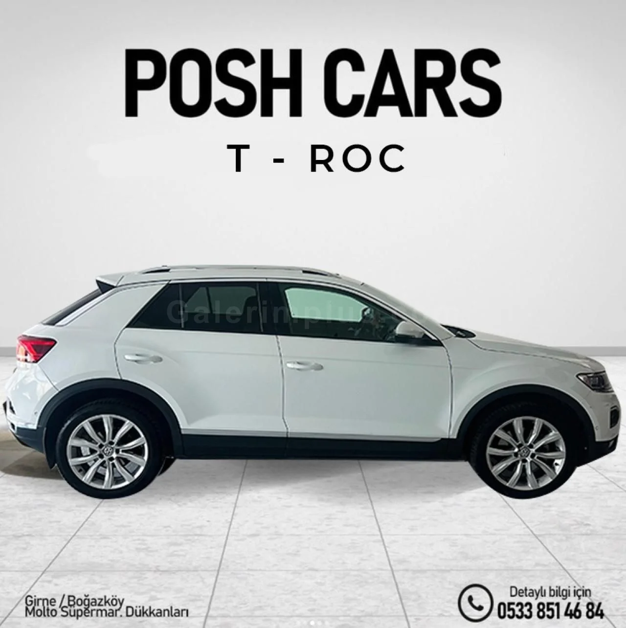 2018 Model Otomatik Volkswagen T-Roc Lefkoşa Satılık İkinci El | GalerimPlus - Thumbnail 3