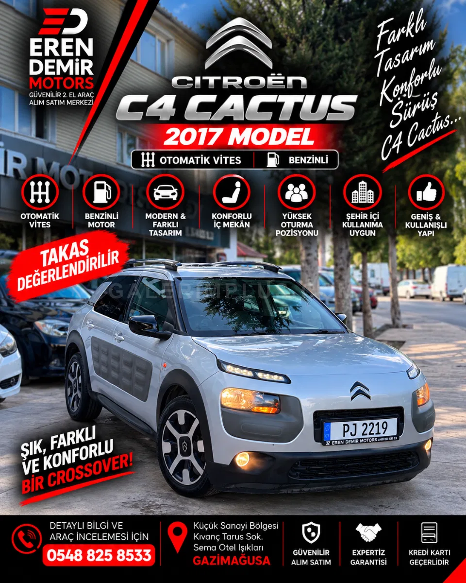 2017 Citroen C4 Picasso GAZİMAĞUSA Satılık İkinci El | GalerimPlus - Fotoğraf 1