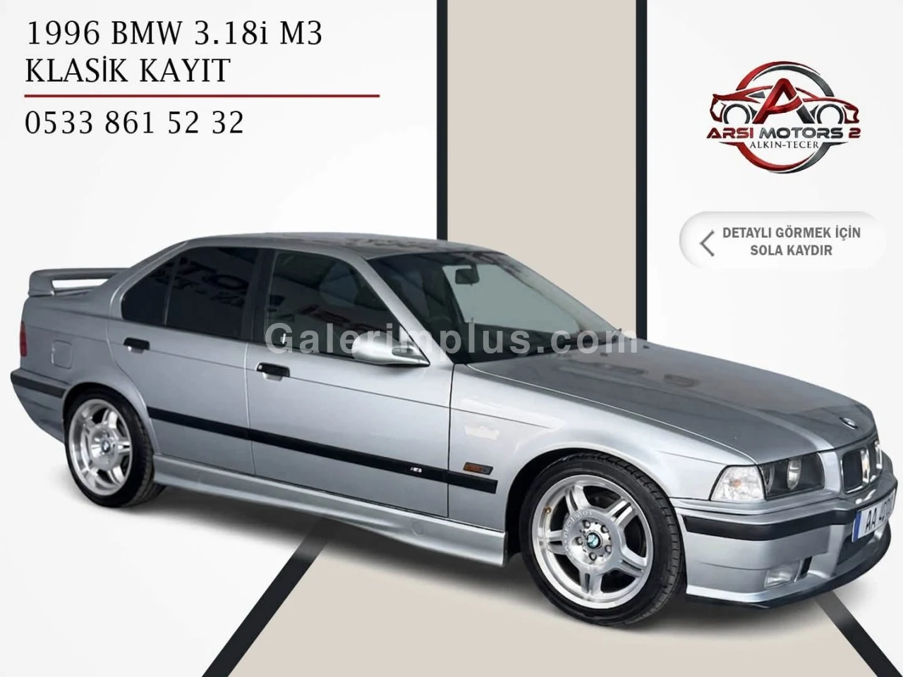 1994 Model Otomatik BMW 3 Serisi Lefkoşa Satılık İkinci El | GalerimPlus - Fotoğraf 1